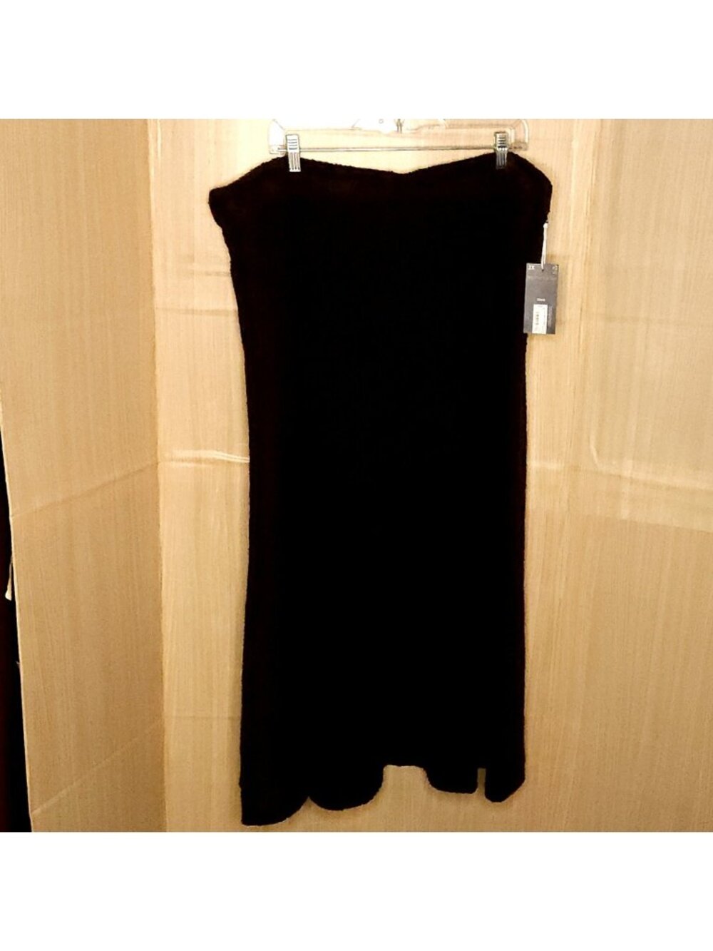 Worthington Womens Plus New Brown Sweater Knit Maxi Skirt 2X
